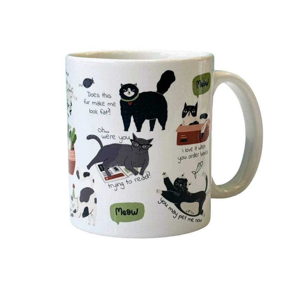 Feisty Feline Crabby Cat Mug